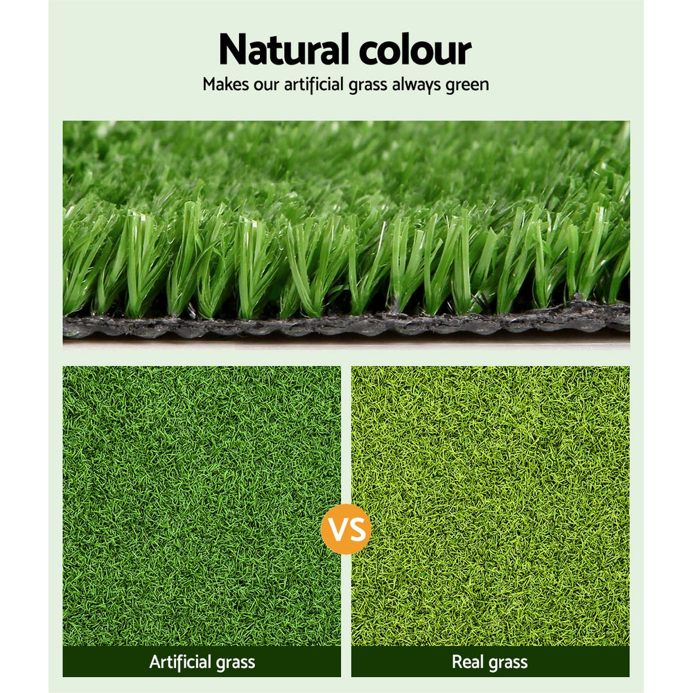 Primeturf Artificial Grass 10mm 2mx5m 10sqm Synthetic Fake Turf Plants Plastic Lawn Olive