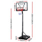 Everfit Adjustable Portable Basketball Stand Hoop System Rim