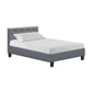 Como Bed Frame Fabric- Grey Single