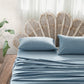 Cosy Club Washed Cotton Sheet Set Blue King