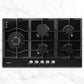 Gas Cooktop 90cm 5 Burner Stove Hob Cooker Kitchen NG LPG Black Glass