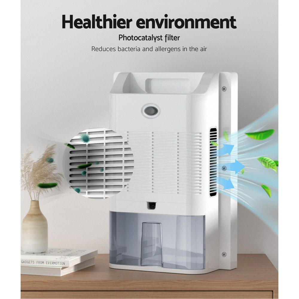 Devanti 2L Dehumidifier Air Purifier White