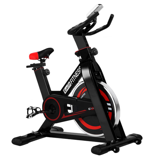 Everfit Spin Exercise Bike Cycling Fitness Commercial Home Workout Gym Black