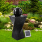 Gardeon Solar Powered Water Fountain Twist Design with Lights