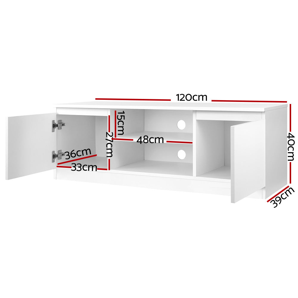 TV Entertainment Unit - White