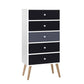 Chest of Drawers Dresser Table Tallboy Storage Cabinet Furniture Bedroom