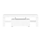 130cm RGB LED TV Stand Cabinet Entertainment Unit Gloss Furniture Drawer Tempered Glass Shelf White