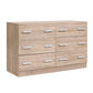 6 Chest of Drawers Cabinet Dresser Table Tallboy Lowboy Storage Wood