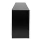 TV Cabinet Entertainment Unit Stand RGB LED Gloss Furniture 160cm Black