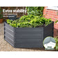 Greenfingers Garden Bed 2PCS 130X130X46CM Galvanised Steel Raised Planter