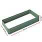 Greenfingers Garden Bed 150cm x 90cm 2x Galvanised Steel Raised Green Planter