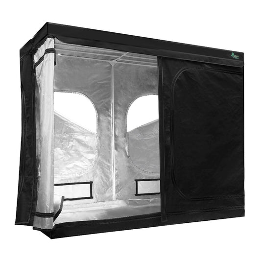 Greenfingers Hydroponics Grow Tent Kits Hydroponic Grow System 2.4m x 1.2m x 2m 600D Oxford