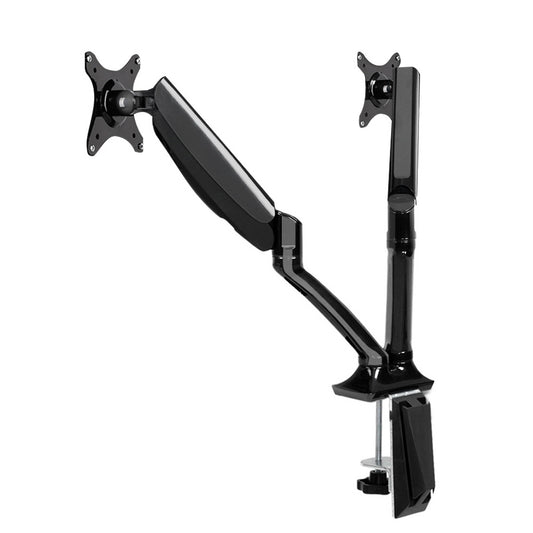 Artiss Monitor Arm Mount Dual Gas Black