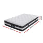 King Single Mattress Bed Size 7 Zone Pocket Spring Medium Firm Foam 30cm