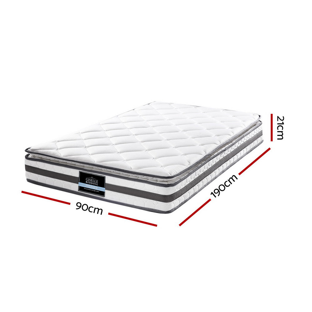 Normay Bonnell Spring Mattress 21cm Thick Single