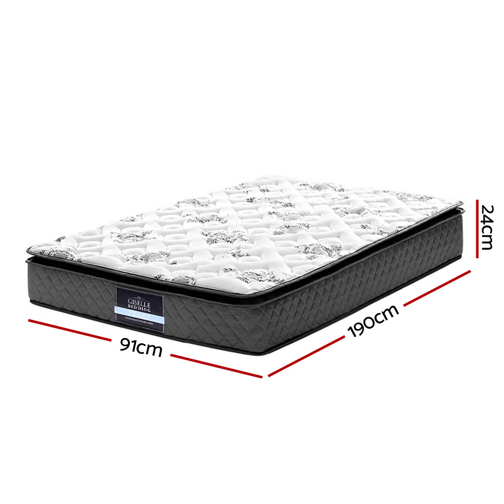 Sams Direct Rocco Bonnell Spring Mattress 24cm Thick Single