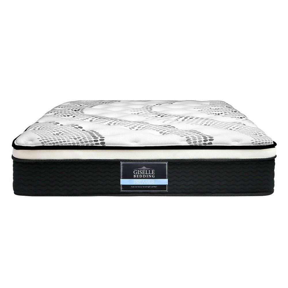 Como Euro Top Pocket Spring Mattress 32cm Thick King Single