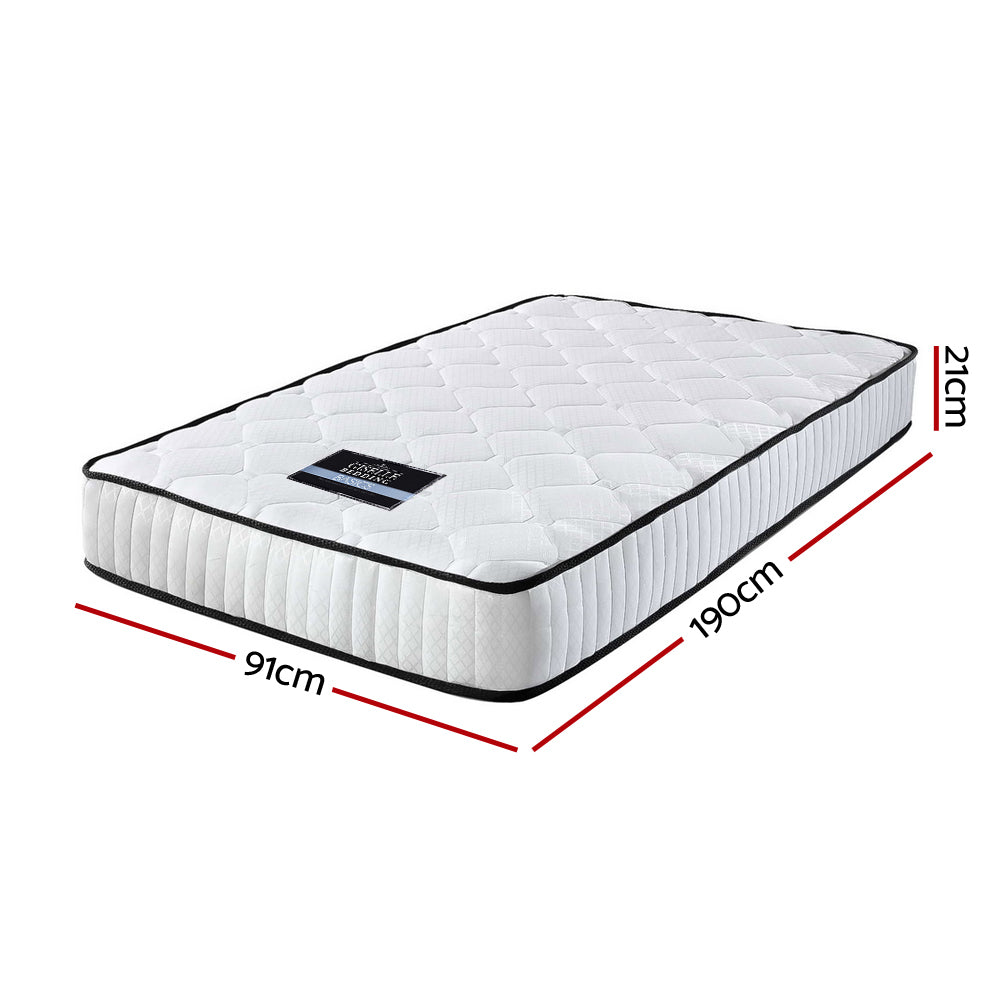 Peyton Pocket Spring Mattress 21cm Thick Single