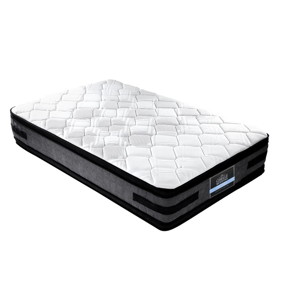 Luna Euro Top Cool Gel Pocket Spring Mattress 36cm Thick King Single