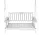 Gardeon Porch Swing Chair with Chain Garden Bench Outdoor Furniture Wooden White