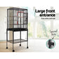 i.Pet Bird Cage Pet Cages Aviary 144CM Large Travel Stand Budgie Parrot Toys