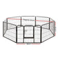 i.Pet Pet Dog Playpen 8 Panel Puppy Exercise Cage Enclosure Fence 80x60cm