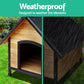 i.Pet Dog Kennel House Extra Large Outdoor Wooden Pet House Puppy XL