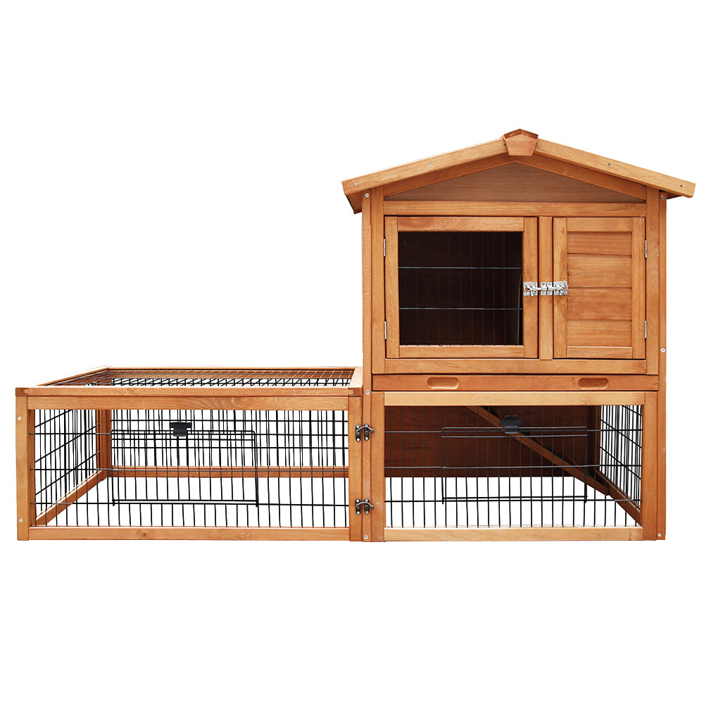 i.Pet Rabbit Hutch Chicken Coop 155cm Tall Wooden Pet Hutch