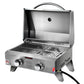 Grillz Portable 2 Burner Gas BBQ