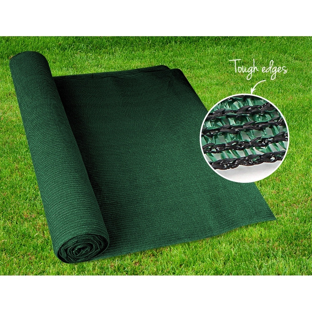 Instahut 90% Sun Shade Cloth Shadecloth Sail Roll Mesh 1.83x20m 195gsm Green