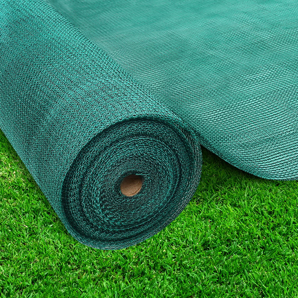 Instahut 3.66x20m 50% UV Shade Cloth Shadecloth Sail Garden Mesh Roll Outdoor Green