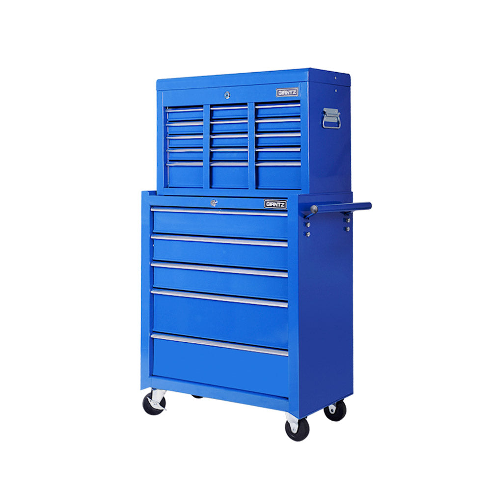 Giantz 14 Drawers Toolbox Chest Cabinet Mechanic Trolley Garage Tool Storage Box