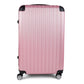 Milano Premium 3pc ABS Luggage Suitcase Luxury Hard Case Shockproof Travel Set - Rose Gold