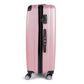 Milano Premium 3pc ABS Luggage Suitcase Luxury Hard Case Shockproof Travel Set - Rose Gold