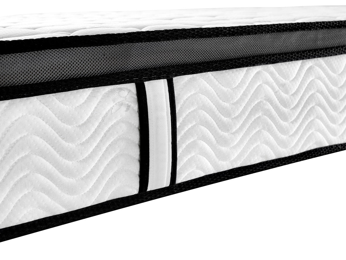 Sams Direct Mattress 5 Zone Latex Pocket Spring Mattress In A Box 30cm - King - White  Grey  Black