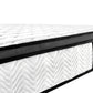 Sams Direct Mattress 5 Zone Latex Pocket Spring Mattress In A Box 30cm - King - White  Grey  Black