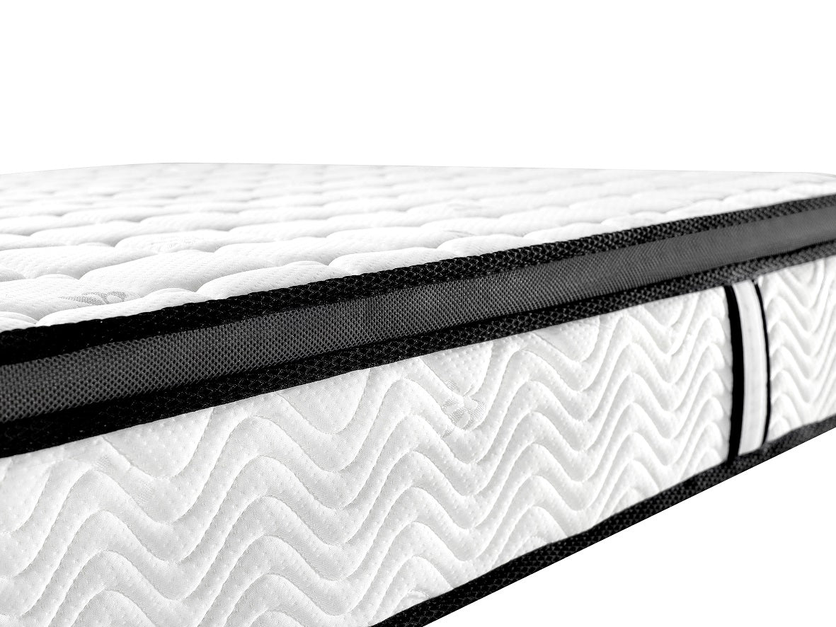 Sams Direct Mattress 5 Zone Latex Pocket Spring Mattress In A Box 30cm - King - White  Grey  Black