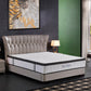 Sams Direct Mattress 5 Zone Latex Pocket Spring Mattress In A Box 30cm - King - White  Grey  Black