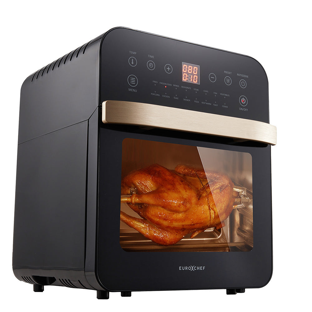 EUROCHEF 16L Air Fryer Electric Digital Airfryer Rotisserie Dry Large Big Cooker