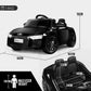 LICENSED AUDI R8 Kids Ride On Car Toy Spyder Electric Remote Control Black 12V