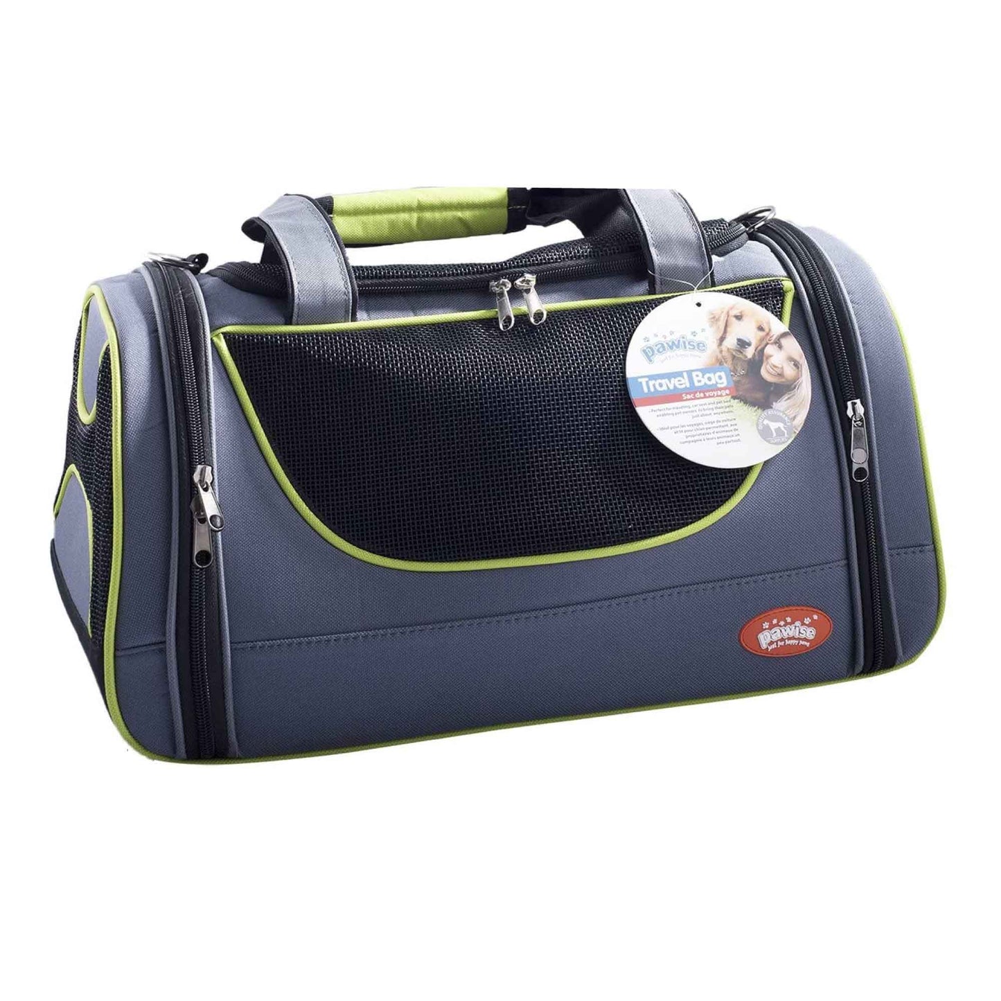 Pet Travel Bag Dog Cat Puppy Portable Foldable Carrier Small Shoulder Green Cage