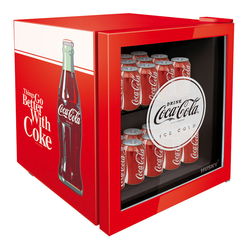 Husky 48L Glass Door Coca-Cola Coke Indoor Bar & Drinks Fridge (CKK48)