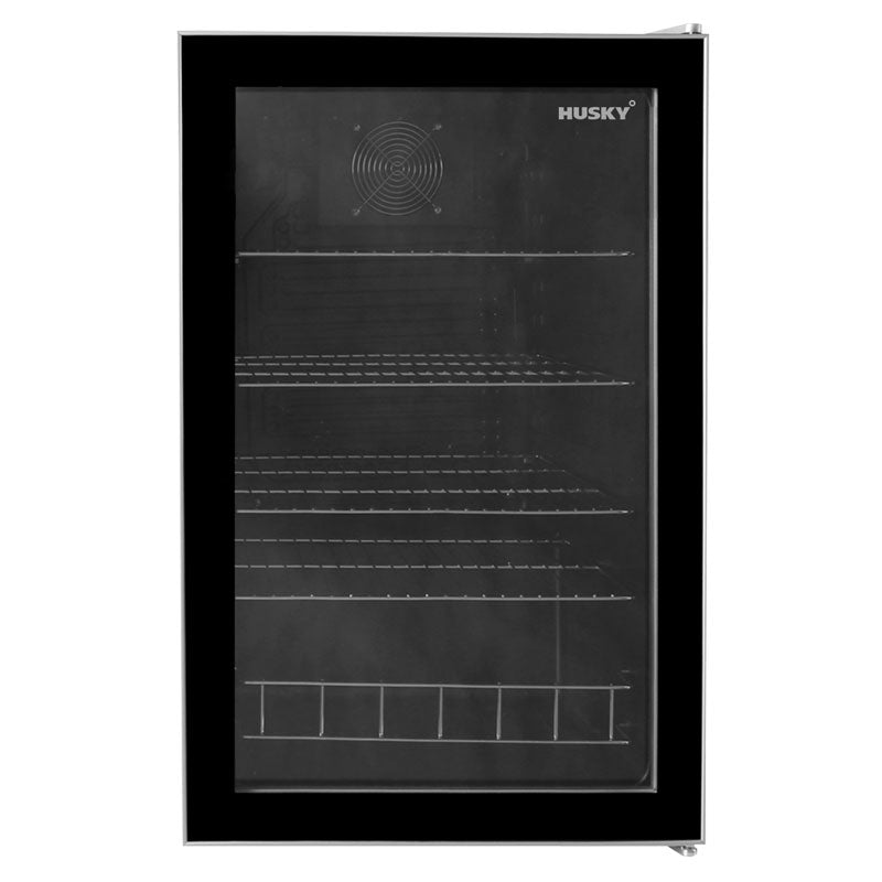 HUSKY 130L UNDERCOUTER BEVERAGE FRIDGE - SILVER HUS-130CNSIL