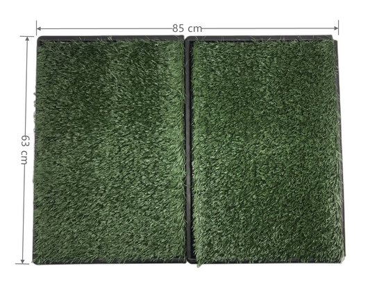 Indoor Dog Puppy Toilet Grass Potty Training Mat Loo Pad 85 x 63 cm