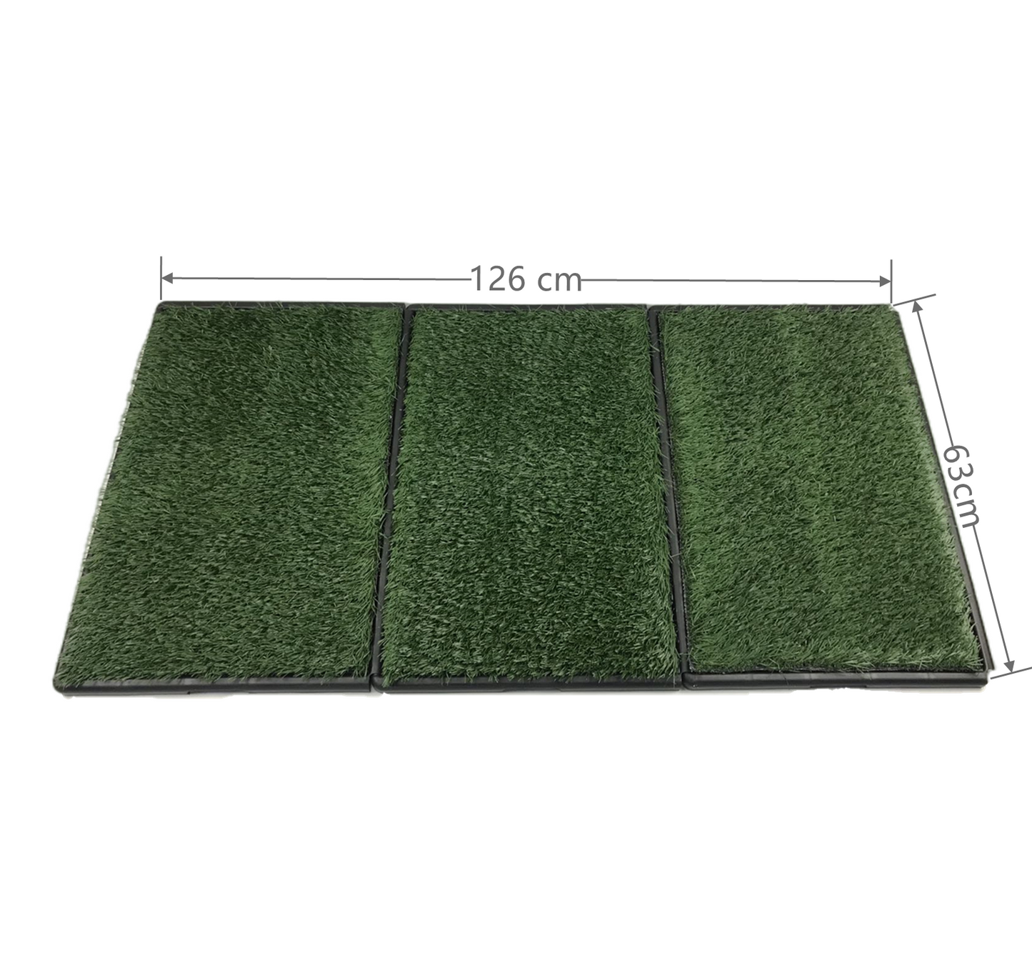 Indoor Dog Puppy Toilet Grass Potty Training Mat Loo Pad 126 x 63 cm