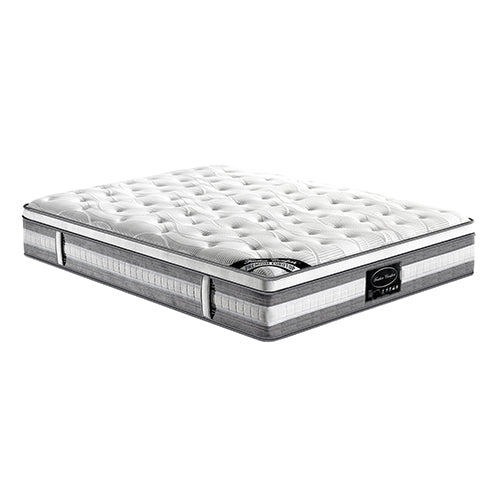 Mattress Euro Top King Size Pocket Spring Coil with Knitted Fabric Medium Firm 34cm Thick