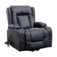 Recliner Chair Electric Massage Chair Lift Heated Leather Lounge Sofa Black