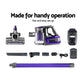 150 Cordless Handheld Stick Vacuum Cleaner 2 Speed   Purple And Grey