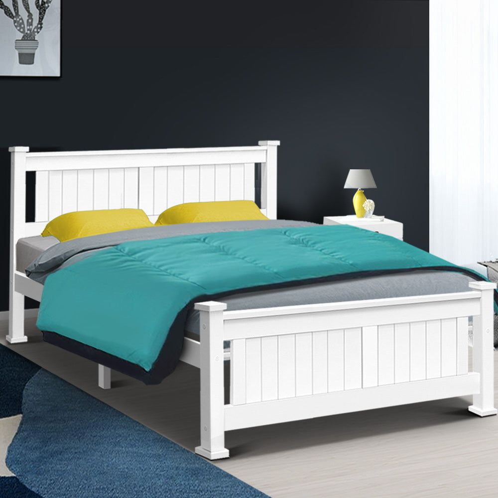 Queen Size Wooden Bed Frame Kids Adults Timber