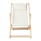 Gardeon Outdoor Chairs Sun Lounge Deck Beach Chair Folding Wooden Patio Furniture Beige